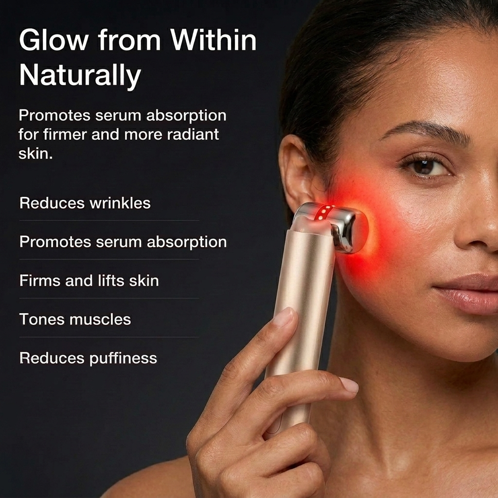 RED ONE GlowPulse Facial Tool